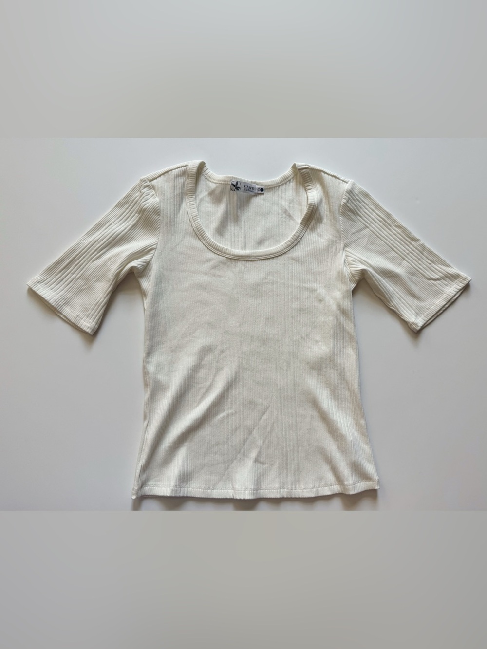 Carve Designs Women’s Ribbed Short Sleeve Top size S Small NWOT